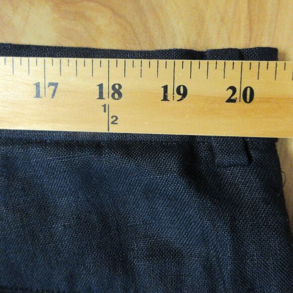 BROOKS BROTHERS Country Club 100% Linen 19th Hole Shorts Sz 40 Navy Blue Martini - Picture 14 of 15